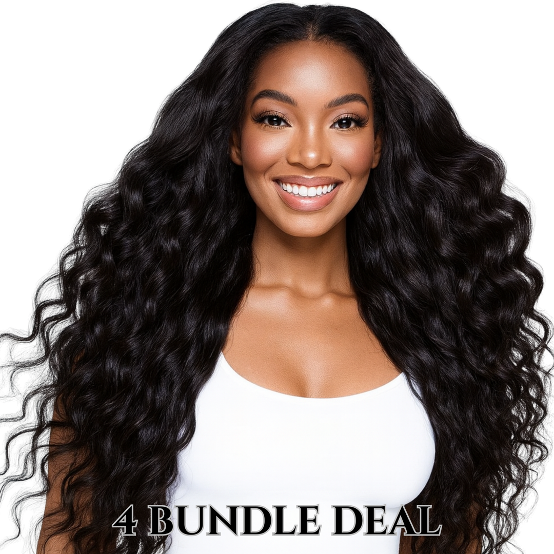 Raw Natural Wave Hair – 4 Bundle Deal - LUX LASH AND HAIR