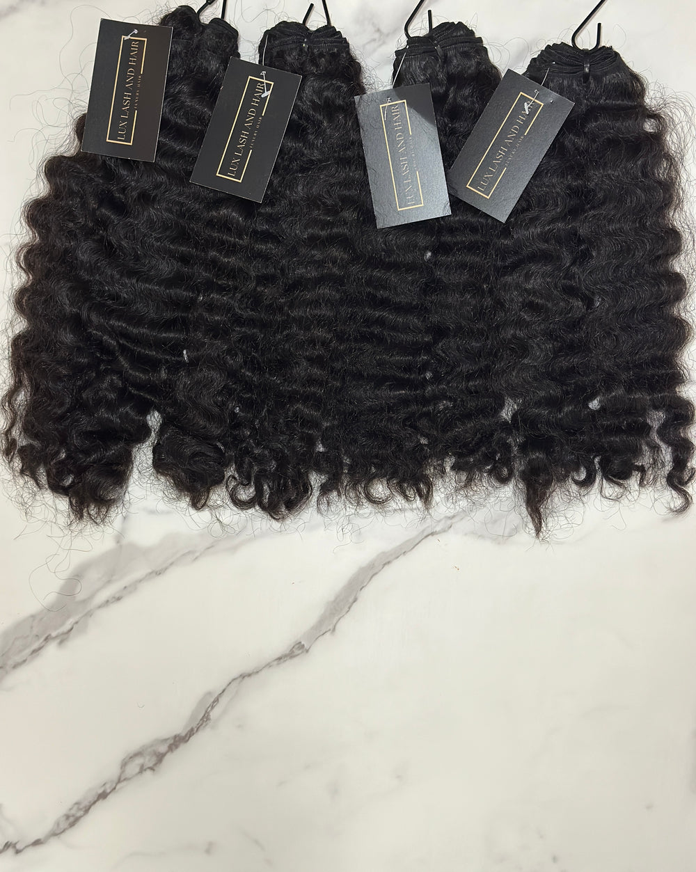 Raw Burmese Curly 4 bundles Deal (on Hand) - Lux Lash and Hair